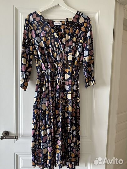 Платье на запах 46