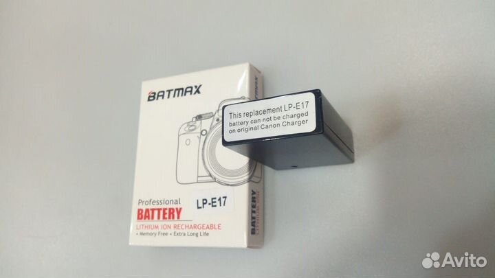 Batmax LP-E17 аккумулятор (аналог Canon LP-E17)