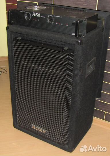 Колонка R-Pro 400Вт 1шт+Power Dual Amplifier