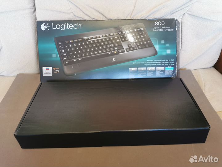 Клавиатура и мышка Logitech (на запчасти)