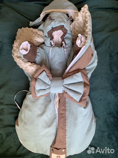 Конверт, комбинезон на выписку от +15 до -10