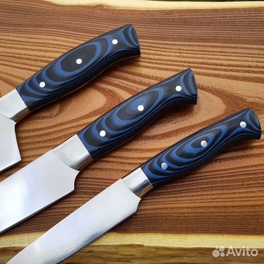 Набор кухонных ножей (рукоять G10)