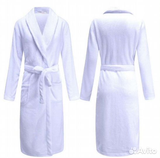 Халат махровый банный