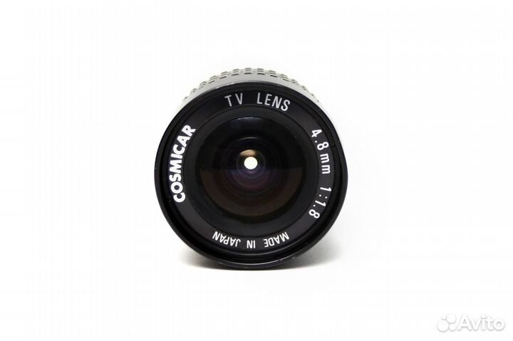 Cosmicar TV Lens 4.8mm f1.8 c-mount