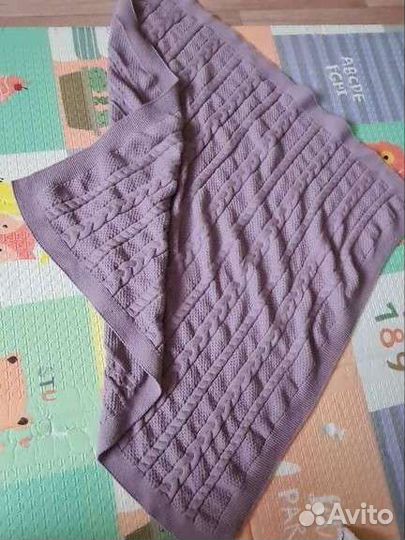 Плед детский вязаный