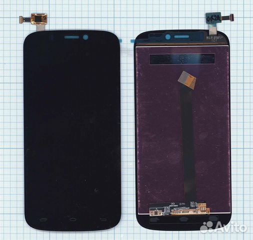 Модуль для Micromax A300 Canvas Gold черный