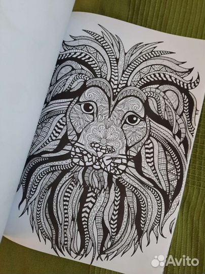 Раскраска антистресс для творчества взрослым детям