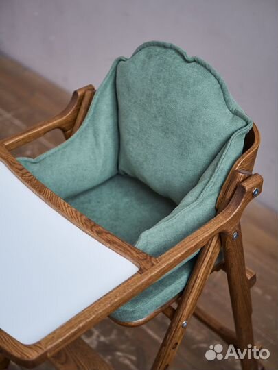 Комплект зеленых подушек к стульчику для кормления