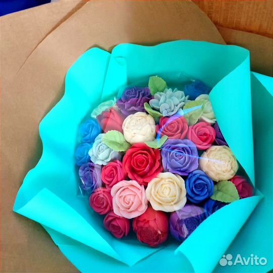 Букет из шоколадных цветов