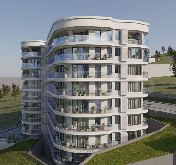1-к. апартаменты, 42,7 м², 7/8 эт.