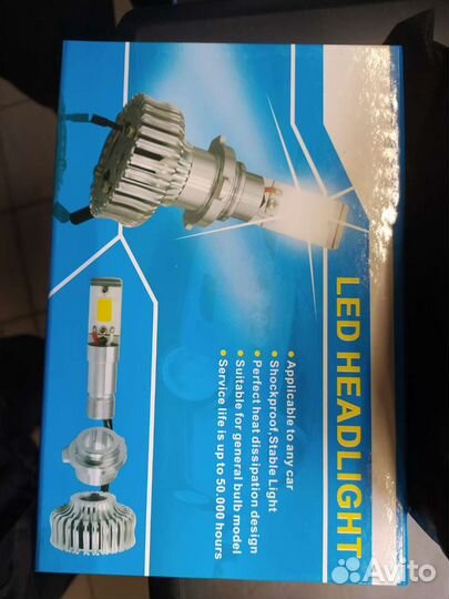 Лампы светодиодные led h4,h1,d2s