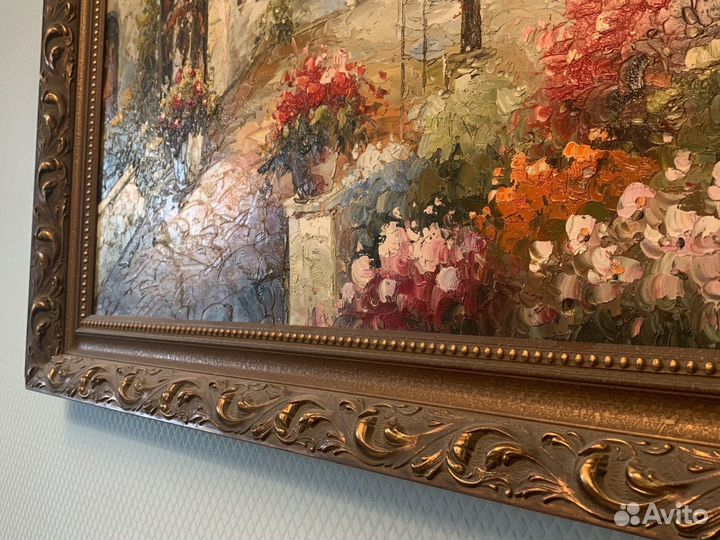 Картина в деревянной раме