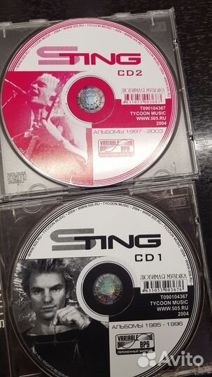 CD диски Sting, Chris DE Burgh