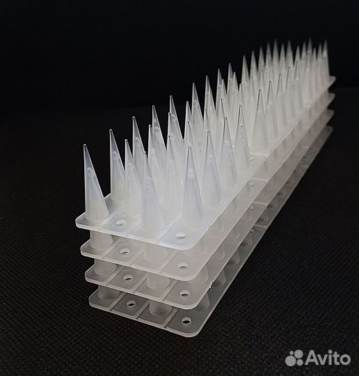 Шипы от птиц лук барьер 60х300 мм прозрачные