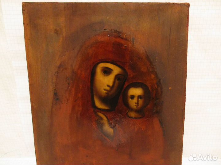 Икона Казанская Богородица. Письмо, масло