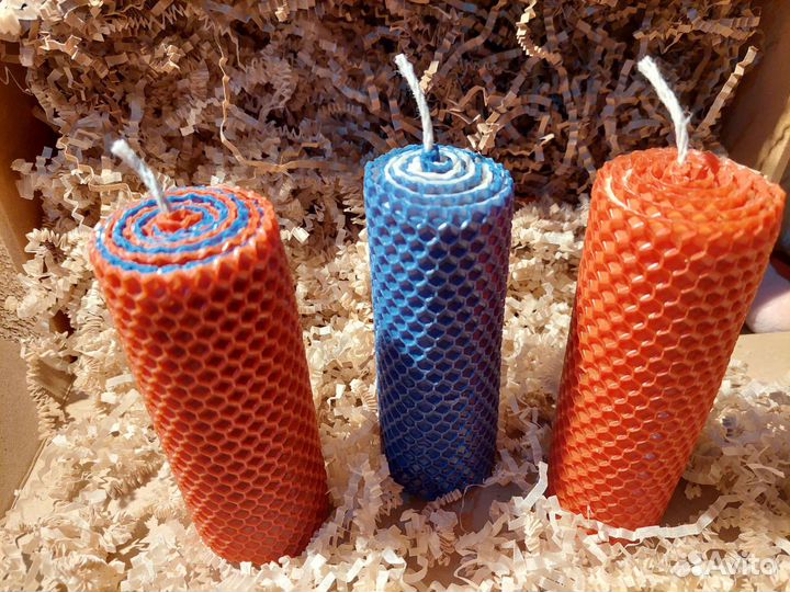 Свечи из вощины набор