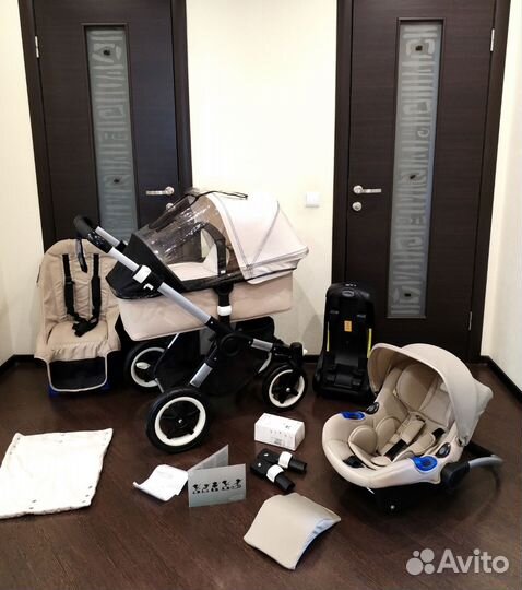 Коляска bugaboo 3 в 1 большой комплект