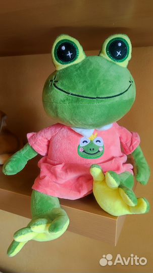 Мягкая игрушка -лягушка