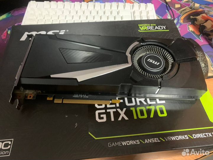Geforce GTX MSI aero 1070 8GB