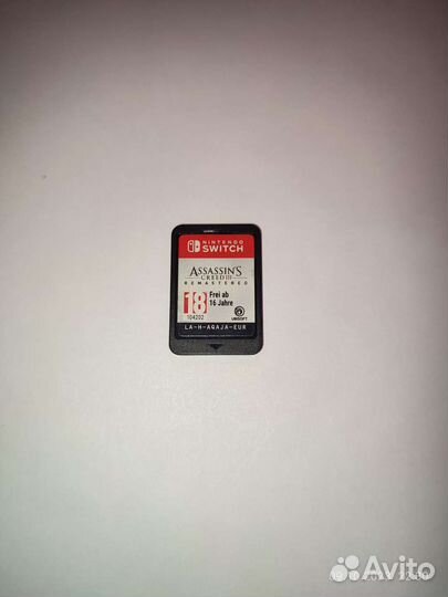 Картридж на Nintendo Switch assassin's creed