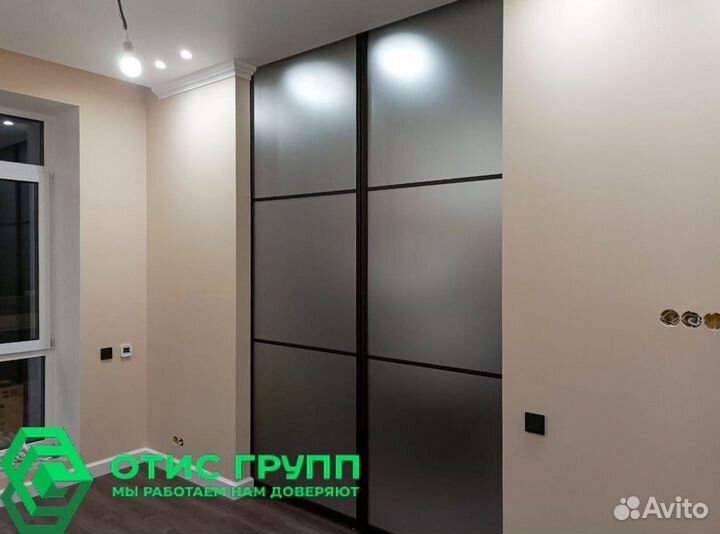 Раздвижные стеклянные перегородки