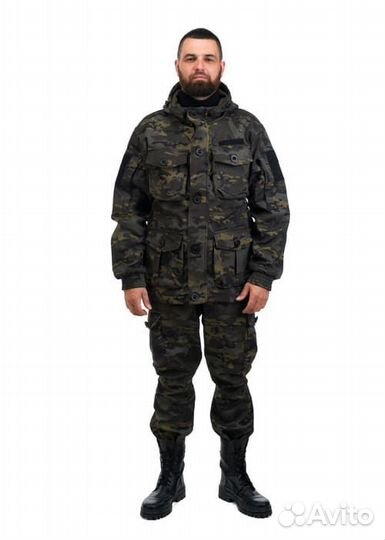 Костюм демисезонный Горка черный мультикам