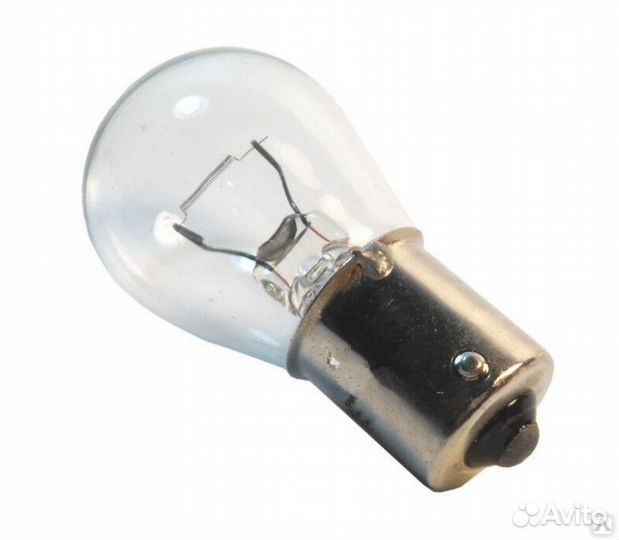 Лампа 12В 21Вт (P21W) с цоколем (BA15s) в поворотн
