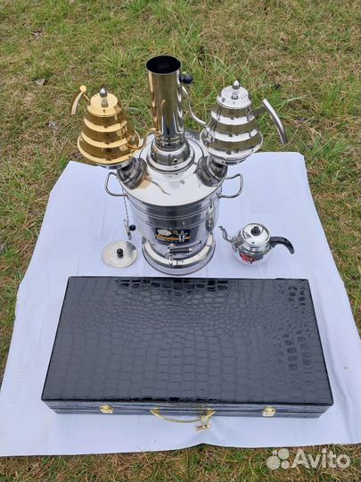 Самовар на дровах, шашлычные наборы