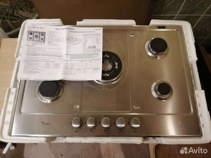 Газовая варочная панель Whirlpool AKT 797