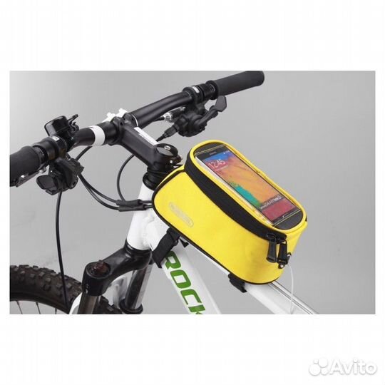 Сумка на раму велосипеда. Оранжевая. вело ремонт