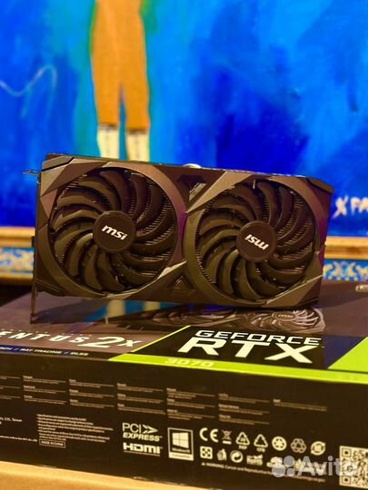 Видеокарта MSI 3070 Ventus 2x 8gb OC