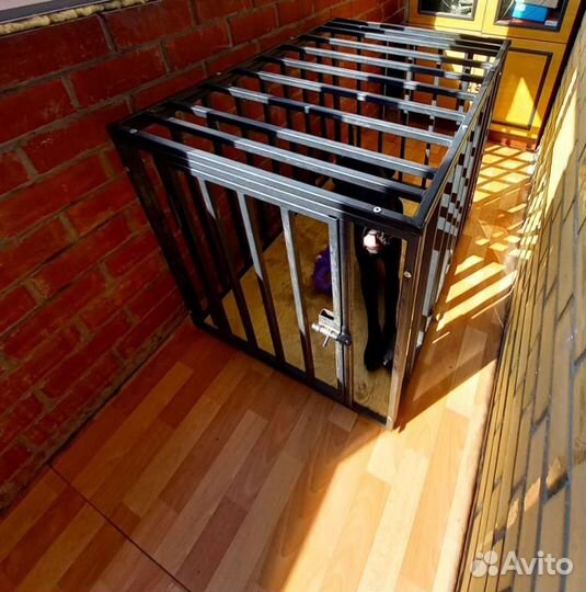 Усиленная клетка для собак