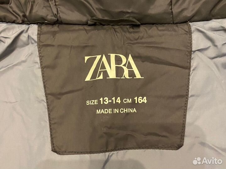 Детский пуховик zara