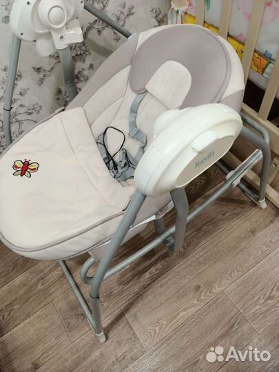 Детская электрокачель шезлонг