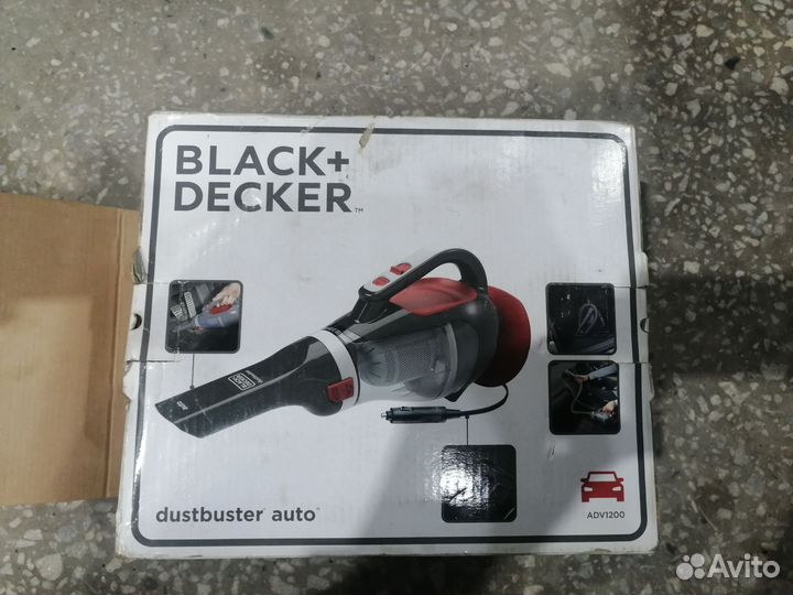Автомобильный пылесос black decker