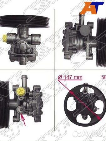 Насос гур mitsubishi lancer