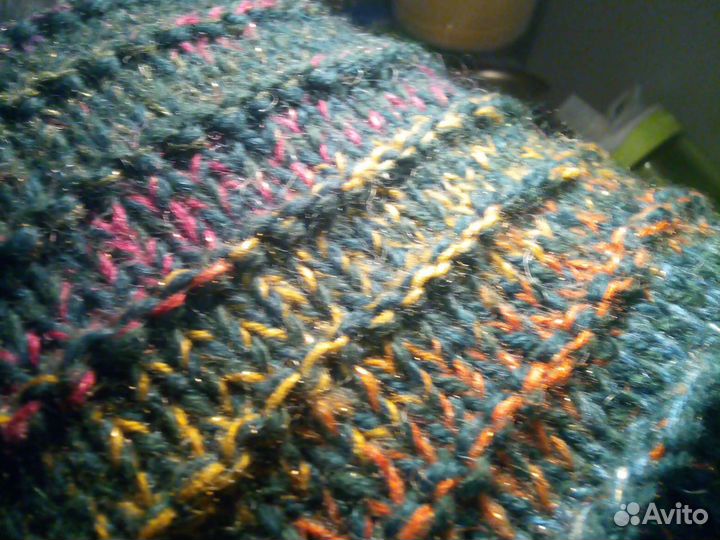 Шапка женская и манишка шерсть 90