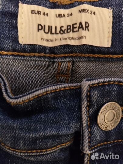 Джинсовые шорты pull bear