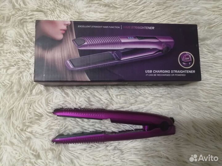 Беспроводной выпрямитель для волос новый