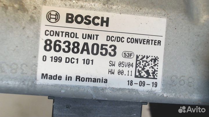 Конвертер Mitsubishi Eclipse Cross, 2019