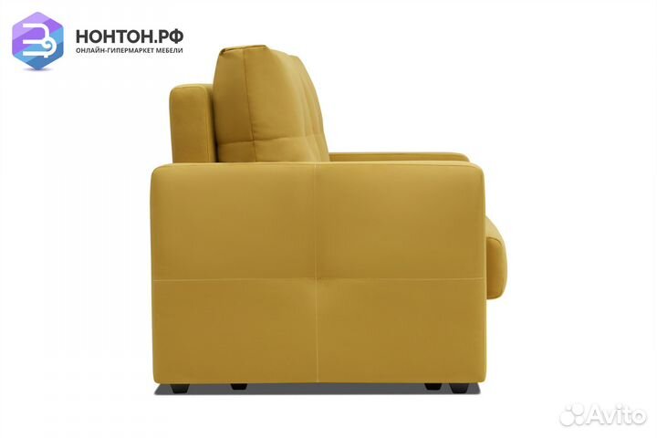 Диван шагающая еврокнижка Вита горчичный