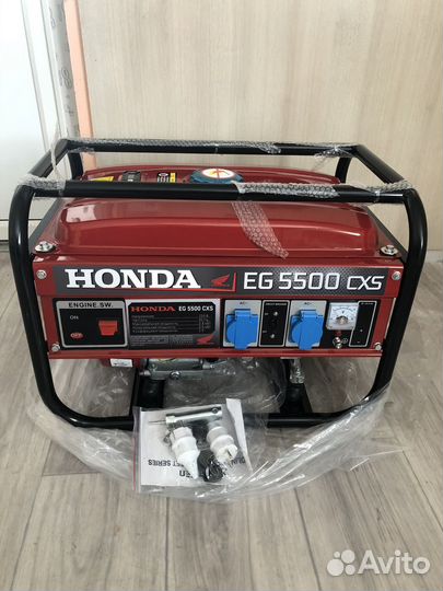 Бензиновый генератор honda eg5500cxs