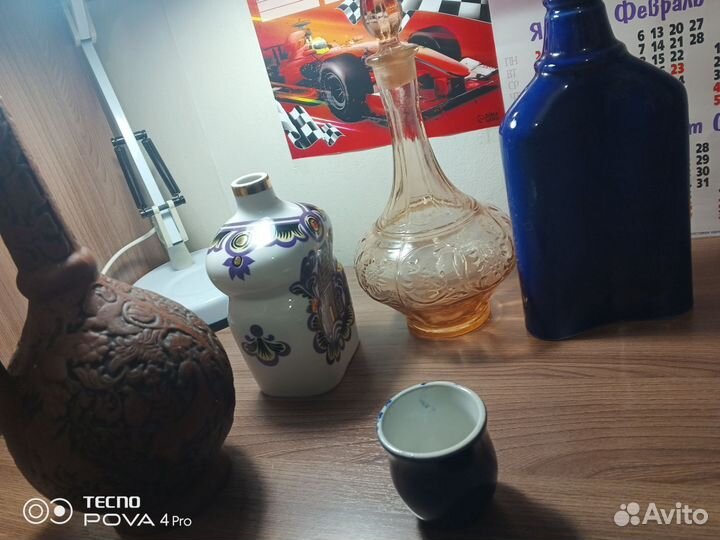 Бутылки декоративные СССР