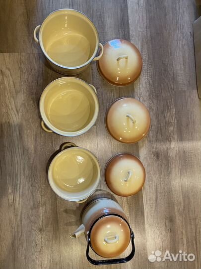 Эмалированная посуда СССР новая