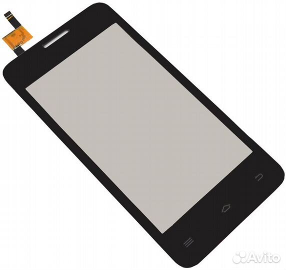 Сенсорное стекло (тачскрин) для Fly FS403, черный
