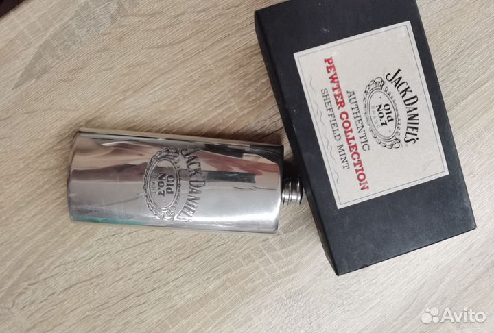 Винтажная Фляга jack Daniels серебрение. Англия