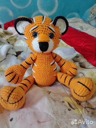 Мягкая игрушка заяц ручной работы