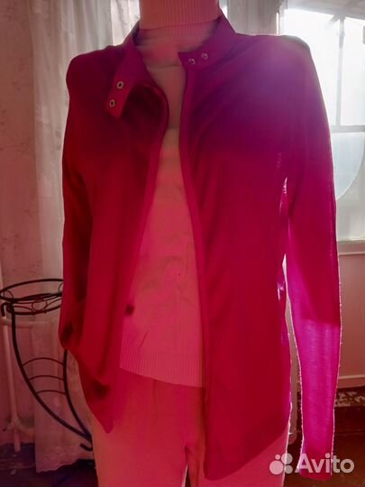 Пайта, кофта, трикотаж с вставками, 48