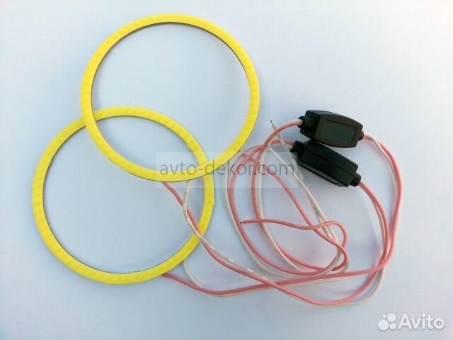 Светодиодные кольца COB d60мм 12-24V ком-т (2шт.)