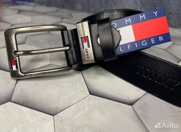 Мужской Ремень Tommy Hilfiger натуральная кожа